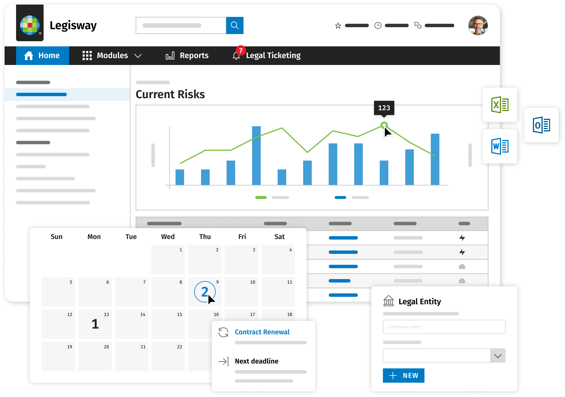 Legisway software for corporate legal departments | juridische software 
